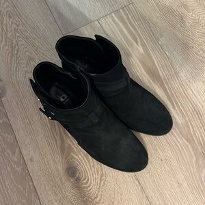 Black ankle boots